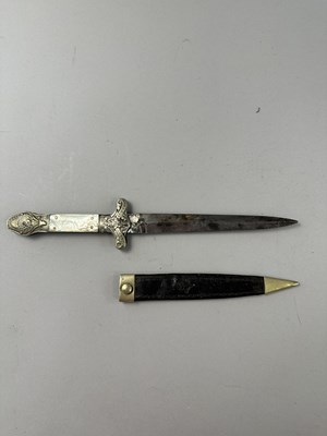 Lot 576 - A SHEFFIELD DIRK FOR THE AMERICAN MARKET, J. LINGARD, PEACROFT, SHEFFIELD, CIRCA 1860