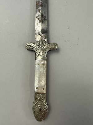 Lot 576 - A SHEFFIELD DIRK FOR THE AMERICAN MARKET, J. LINGARD, PEACROFT, SHEFFIELD, CIRCA 1860