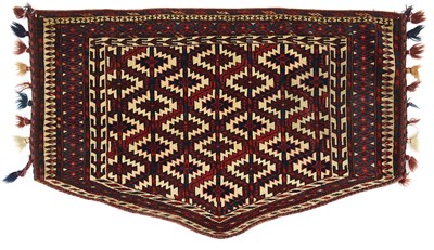 Lot 83 - A YOMUT AZMALYK, WEST TURKESTAN, FIRST QUARTER 20TH CENTURY