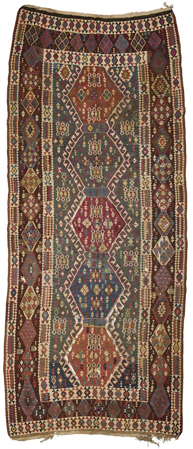 Lot 87 - A NORTHWEST ANATOLIA KILIM, MID 19TH CENTURY