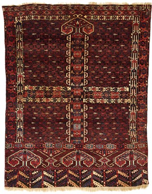 Lot 84 - A YOMUT ENSI, WEST TURKESTAN, LATE 19TH CENTURY
