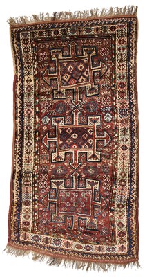 Lot 89 - A SMALL KURDISH QUCHAN CARPET, NORTHEAST PERSIA, EARLY 20TH CENTURY