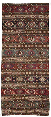 Lot 86 - A SHIRVAN KILIM, EAST CAUCASUS, THIRD QUARTER 19TH CENTURY
