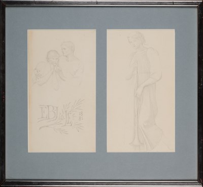 Lot 15 - EDWARD COLEY BURNE-JONES (BRITISH 1833-1898)