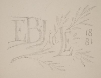 Lot 15 - EDWARD COLEY BURNE-JONES (BRITISH 1833-1898)