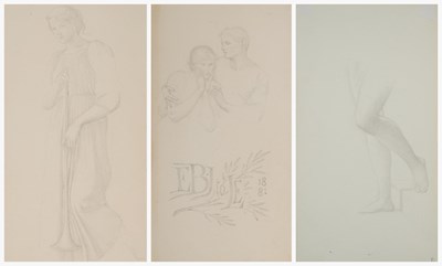 Lot 15 - EDWARD COLEY BURNE-JONES (BRITISH 1833-1898)