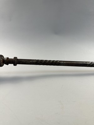Lot 555 - A PERSIAN MACE (GORZ), QAJAR, 19TH CENTURY
