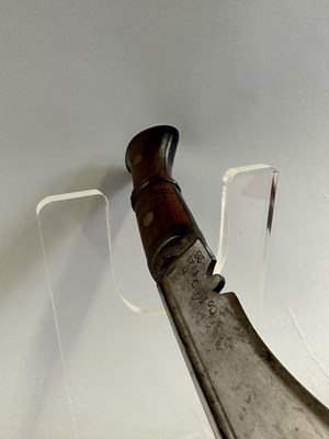 Lot 524 - THREE NEPALESE KUKRI KNIVES, LATE 19TH/20TH CENTURY