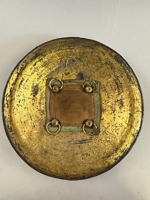 Lot 553 - A SOUTH INDIAN BUCKLER (PARICHA) AND A SHIELD (DHAL), 19TH CENTURY