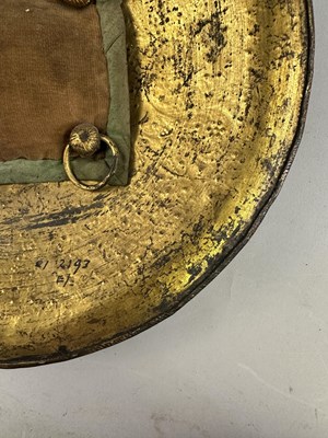 Lot 553 - A SOUTH INDIAN BUCKLER (PARICHA) AND A SHIELD (DHAL), 19TH CENTURY