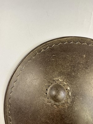 Lot 553 - A SOUTH INDIAN BUCKLER (PARICHA) AND A SHIELD (DHAL), 19TH CENTURY