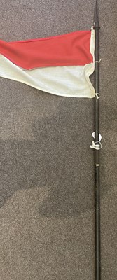 Lot 585 - A RARE STEEL LANCE, LATE 19TH CENTURY, PROBABLY AN EXPERIMENTAL PATTERN