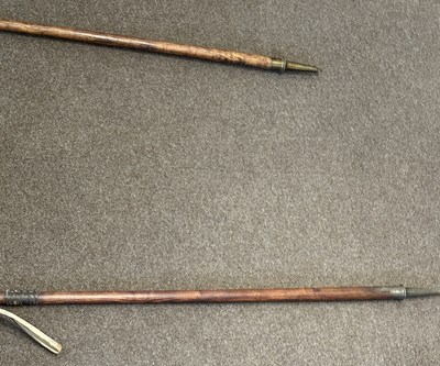Lot 586 - TWO MILITARY LANCES, CIRCA 1840