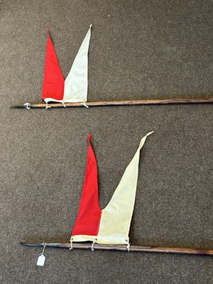 Lot 586 - TWO MILITARY LANCES, CIRCA 1840