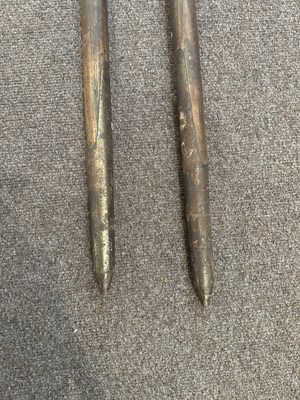 Lot 587 - TWO MILITARY LANCES, CIRCA 1840