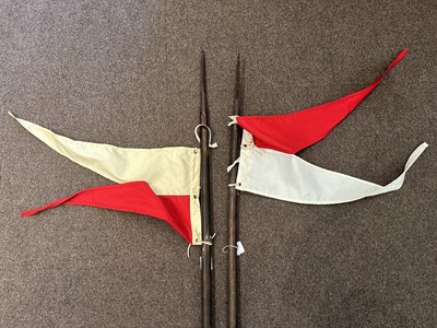 Lot 587 - TWO MILITARY LANCES, CIRCA 1840