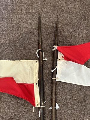 Lot 587 - TWO MILITARY LANCES, CIRCA 1840