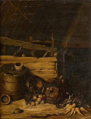 Lot 16 - MANNER OF EGBERT LIEBENSZ VAN DER POEL (BELGIAN 1621-1664)