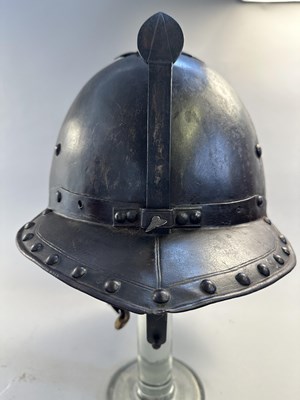 Lot 180 - A RARE WELL-MADE ZISCHÄGGE OF SIEGE WEIGHT, MID-17TH CENTURY, SOUTH GERMAN OR EAST EUROPEAN