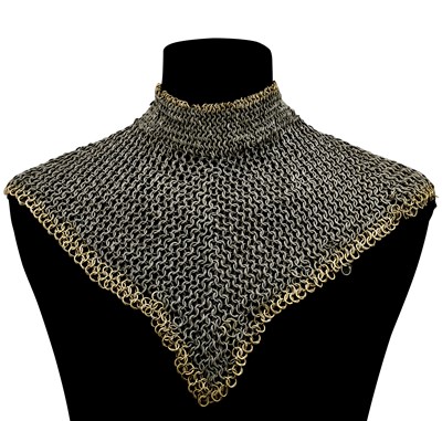 Lot 182 - A RARE EUROPEAN MAIL CAPE OR PISAIN, LATE 15TH/EARLY 16TH CENTURY, PROBABLY GERMAN
