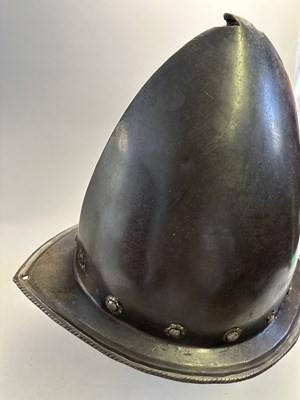 Lot 178 - AN ITALIAN MORION IN THE 'SPANISH' FASHION, CIRCA 1580