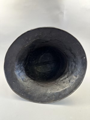 Lot 174 - A VERY RARE KETTLE HAT OF NOTABLE WEIGHT, THIRD QUARTER OF THE 15TH CENTURY, WESTERN EUROPEAN