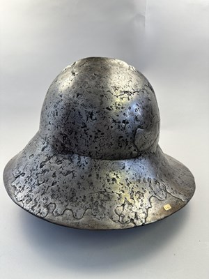 Lot 174 - A VERY RARE KETTLE HAT OF NOTABLE WEIGHT, THIRD QUARTER OF THE 15TH CENTURY, WESTERN EUROPEAN