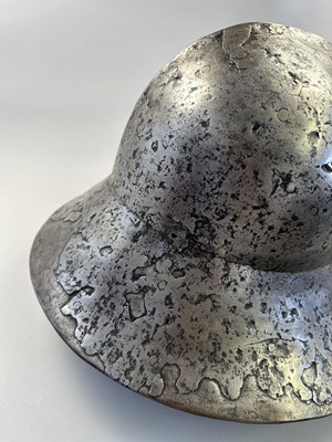 Lot 174 - A VERY RARE KETTLE HAT OF NOTABLE WEIGHT, THIRD QUARTER OF THE 15TH CENTURY, WESTERN EUROPEAN