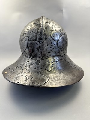 Lot 174 - A VERY RARE KETTLE HAT OF NOTABLE WEIGHT, THIRD QUARTER OF THE 15TH CENTURY, WESTERN EUROPEAN