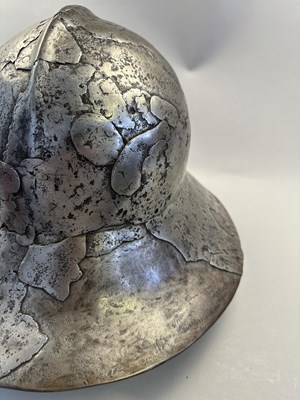 Lot 174 - A VERY RARE KETTLE HAT OF NOTABLE WEIGHT, THIRD QUARTER OF THE 15TH CENTURY, WESTERN EUROPEAN