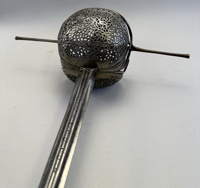 Lot 158 - A FINE CUP-HILT RAPIER, CIRCA 1640, BRESCIAN OR SPANISH