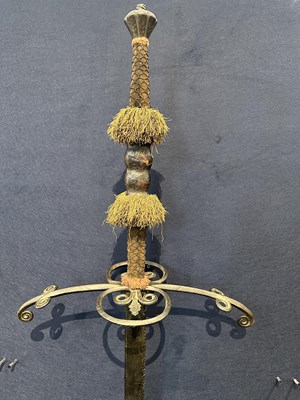 Lot 151 - A FINE GERMAN TWO-HAND PROCESSIONAL SWORD, LATE 16TH CENTURY