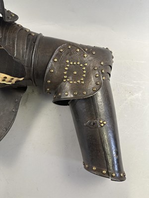Lot 169 - A FINE COMPOSITE FLEMISH THREE-QUARTER CUIRASSIER ARMOUR, CIRCA 1600-20