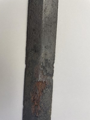 Lot 147 - A FINE AND RARE HAND-AND-A-HALF SWORD, CIRCA 1420-60
