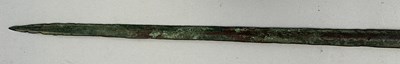 Lot 122 - A LURISTAN COPPER ALLOY SWORD, PROBABLY 10TH/9TH CENTURY B.C.