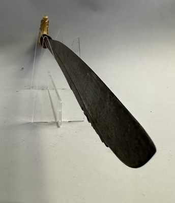 Lot 562 - A DYAK SWORD (MANDAU), BORNEO, LATE 19TH CENTURY