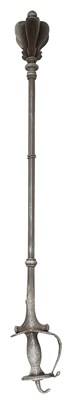 Lot 65 - A SOUTH INDIAN MACE (GADA), 17TH/18TH CENTURY, PROBABLY BIJAPUR, KARNATAKA