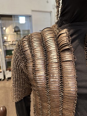 Lot 68 - A SOUTH INDIAN COMPOSITE FULL ARMOUR, 16TH/17TH CENTURY, PROBABLY ADONI, ANDHRA PRADESH