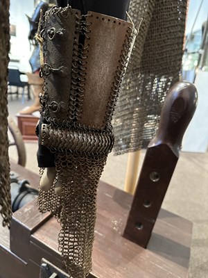 Lot 68 - A SOUTH INDIAN COMPOSITE FULL ARMOUR, 16TH/17TH CENTURY, PROBABLY ADONI, ANDHRA PRADESH