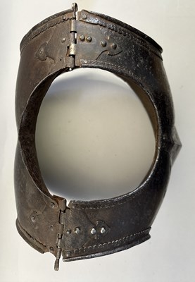 Lot 72 - A COMPOSITE SOUTH INDIAN CUIRASS, 17TH/18TH CENTURY, PROBABLY HYDERABAD, ANDHRA PRADESH