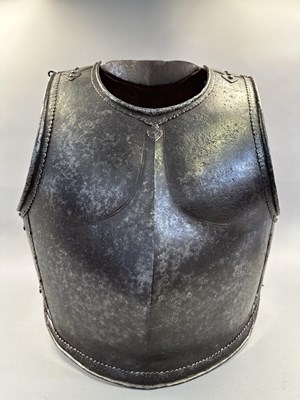 Lot 72 - A COMPOSITE SOUTH INDIAN CUIRASS, 17TH/18TH CENTURY, PROBABLY HYDERABAD, ANDHRA PRADESH