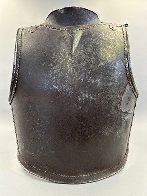 Lot 72 - A COMPOSITE SOUTH INDIAN CUIRASS, 17TH/18TH CENTURY, PROBABLY HYDERABAD, ANDHRA PRADESH