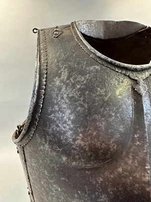 Lot 72 - A COMPOSITE SOUTH INDIAN CUIRASS, 17TH/18TH CENTURY, PROBABLY HYDERABAD, ANDHRA PRADESH
