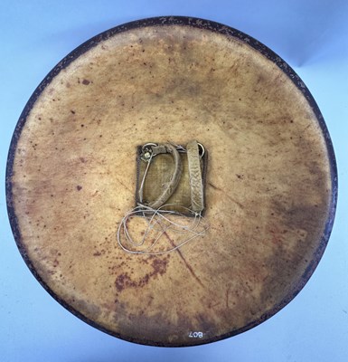 Lot 74 - A FINE SOUTH INDIAN TRANSLUCENT HIDE SHIELD (DHAL), 18TH CENTURY, PROBABLY HYDERABAD