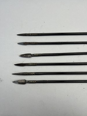 Lot 78 - A RARE INDIAN RITUAL ARROW, 18TH/19TH CENTURY AND TWENTY-FOUR FURTHER NORTH INDIAN ARROWS, 18TH/19TH CENTURY