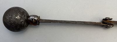 Lot 76 - A RARE INDIAN EXPANDING SHOT, 18TH/19TH CENTURY