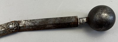 Lot 76 - A RARE INDIAN EXPANDING SHOT, 18TH/19TH CENTURY
