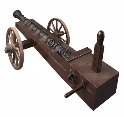 Lot 79 - AN ASIAN IRON CANNON, 18TH/19TH CENTURY, PROBABLY INDIAN