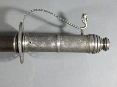 Lot 543 - AN AXE (PHARASA), IN SOUTH INDIAN LATE 17TH CENTURY STYLE, 20TH CENTURY