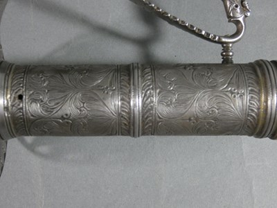 Lot 543 - AN AXE (PHARASA), IN SOUTH INDIAN LATE 17TH CENTURY STYLE, 20TH CENTURY